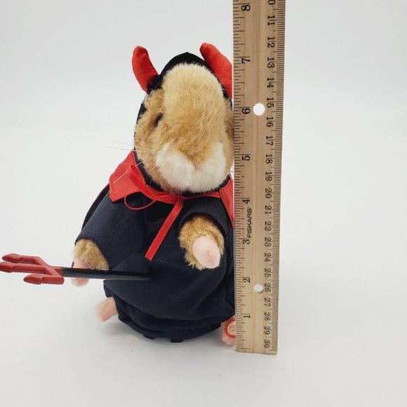 2003 GEMMY Singing Light Up DANCING HAMSTER  HE - DEVIL sings HOT STUFF Works 8” - Picture 10 of 10